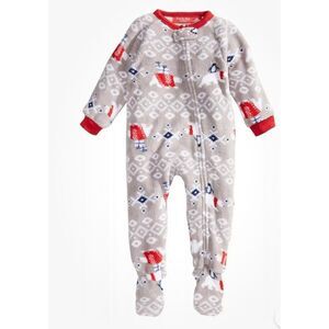 Family Pajamas Matching Baby Polar Bear Footed Pajamas Size‎ 18 months